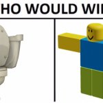 placing bets on roblox avatar | image tagged in memes,who would win | made w/ Imgflip meme maker