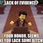 Lack of evidence? meme