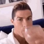 CR7 Drink GIF Template