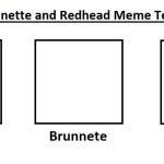 Blonde, Brunette, Redhead Meme Template meme