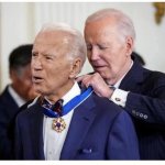 Biden honors himself