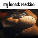 My honest reaction template