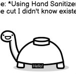 MY HAAANND!!! | Me: *Using Hand Sanitizer*
The cut I didn't know existed: | image tagged in memes,funny,hand sanitizer | made w/ Imgflip meme maker