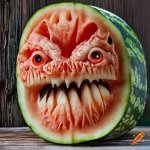 monster melon template