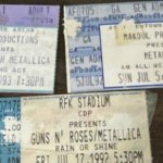 Metallica & Guns N' Roses July 92. I was 10 years old!