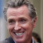 Gavin Newsom fake smile