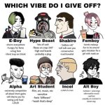 Which vibe do I give off meme