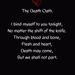 Through blood and bone...
