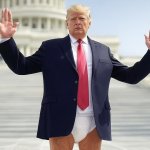 Trump at Capitol wearing diapers