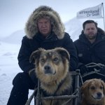 Donald Trump and J. D. Vance on Dog Sled