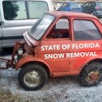 Florida snow plow