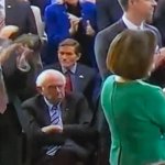 Bernie at the Inauguration