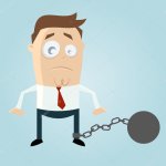 Man in chains