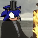 Faker Sonic playing the Piano | image tagged in gifs,fnf,sonic the hedgehog | made w/ Imgflip video-to-gif maker