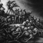 Danse Macabre. Painting by Paul Rumsey.