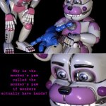 This bothered me so much while reading the book | Why is the monkey's paw called the monkey's paw if monkeys actually have hands? | image tagged in funtime freddy's shower thoughts,monkeys paw,ghost,spooky | made w/ Imgflip meme maker