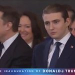 Elon and Barron at Inauguration GIF Template