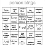 great person bingo meme