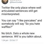 Twitter pancake and waffles template