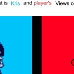 What are kris and player's views on X