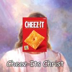 My bra1n is weird | Teacher: What are you laughing about?
Me: Nothing
My Brain:; Cheez-Its Christ | image tagged in memes,smiling jesus,cheez-it | made w/ Imgflip meme maker