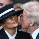 Potus kisses the missus