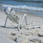 Beach skeleton