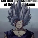 Beast gohan meme