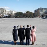 Trump Vance Wave Goodbye (No Helicopter)