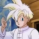 Gohan and logs GIF Template