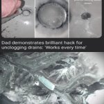 Unclogging drains | image tagged in gifs,drains,drain,memes,smort,yeah this is big brain time | made w/ Imgflip video-to-gif maker