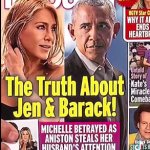 In touch Cover: Jennifer and Barack