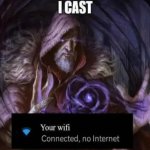 I Cast no internet meme