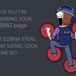 I'm climbing your msmg page meme