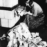 Burning money