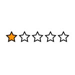 One star rating