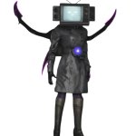 TV woman render