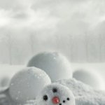 sad snowman