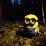 Minion in dark forest meme