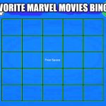 favorite marvel movies bingo