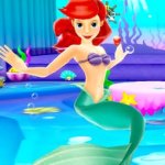 ariel happy pose