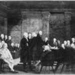 The Second Continental Congress voting independence