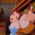 Belle sings GIF Template