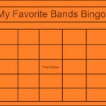 my favorite bands bingo !