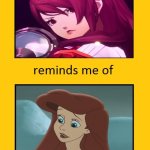 ariel (persona 3) reminds me of ariel | image tagged in faye valentine reminds me of ariel,persona 3,gaming,persona,jrpg,video games | made w/ Imgflip meme maker