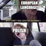 Polish Languge Fun meme