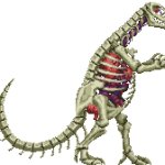 Dinosaur skeleton