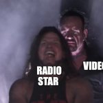 AJ Styles & Undertaker | VIDEO; RADIO STAR | image tagged in aj styles undertaker | made w/ Imgflip meme maker