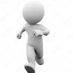 3d man Running