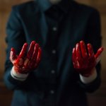 bloody hands